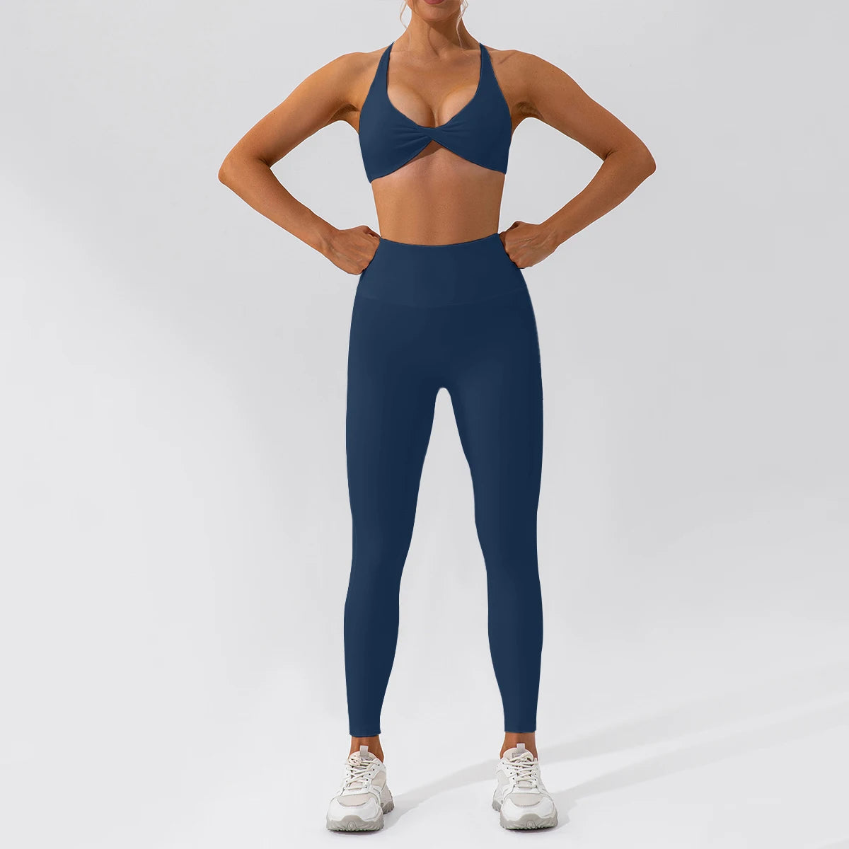 ong Sleeve Sports Bra & Top Set