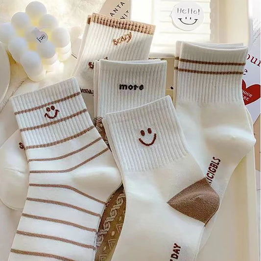 Smiling Print Socks