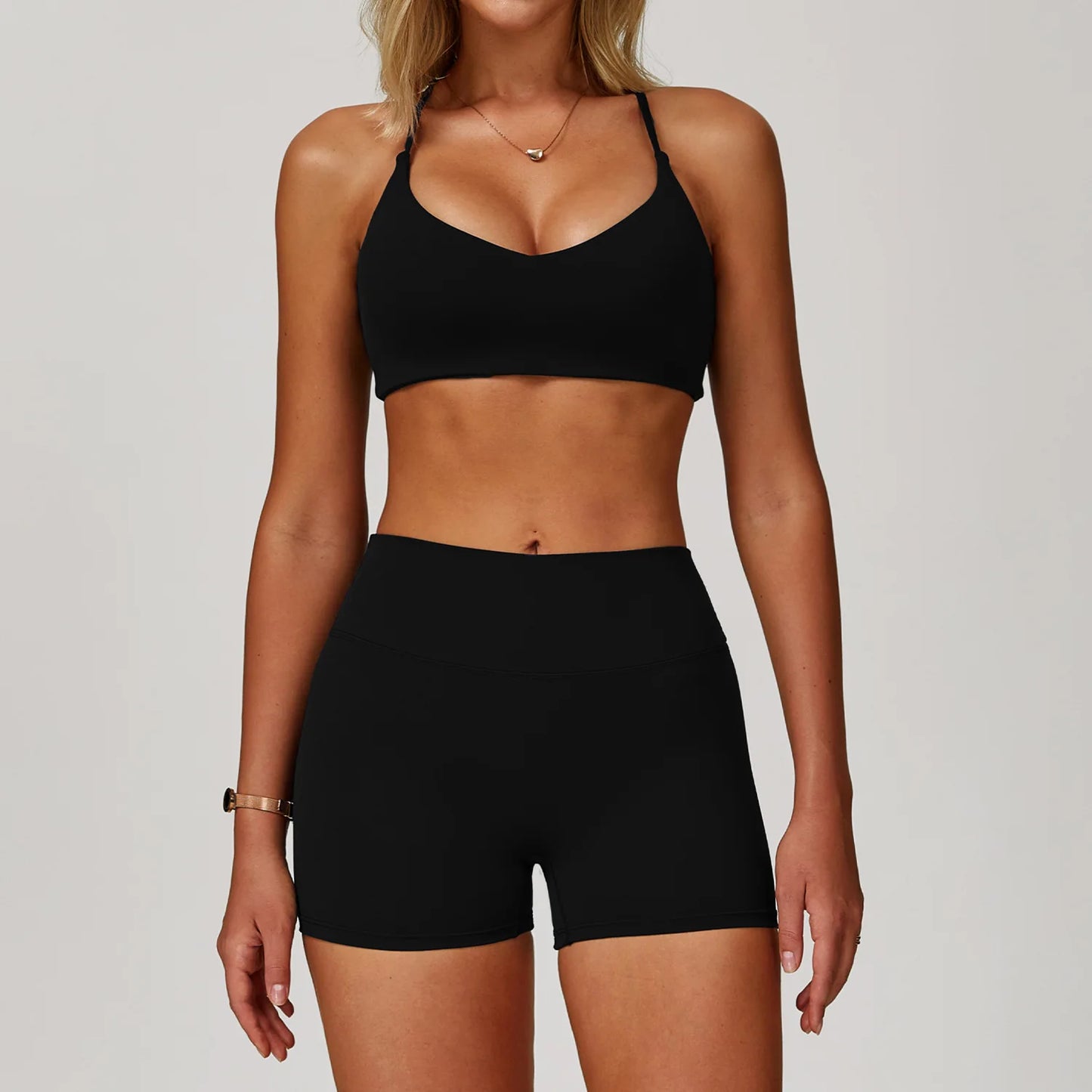 Athletic Sports Bra & Leggings Set