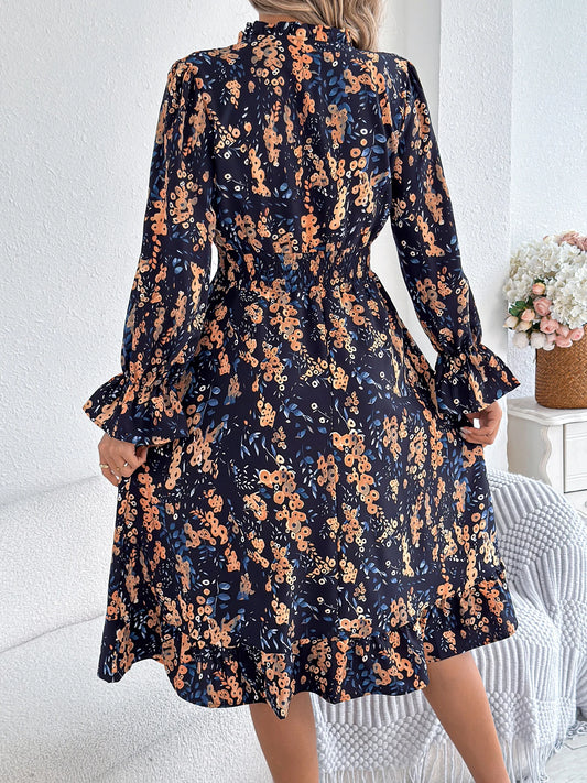 Women's Floral V-Neck Dress