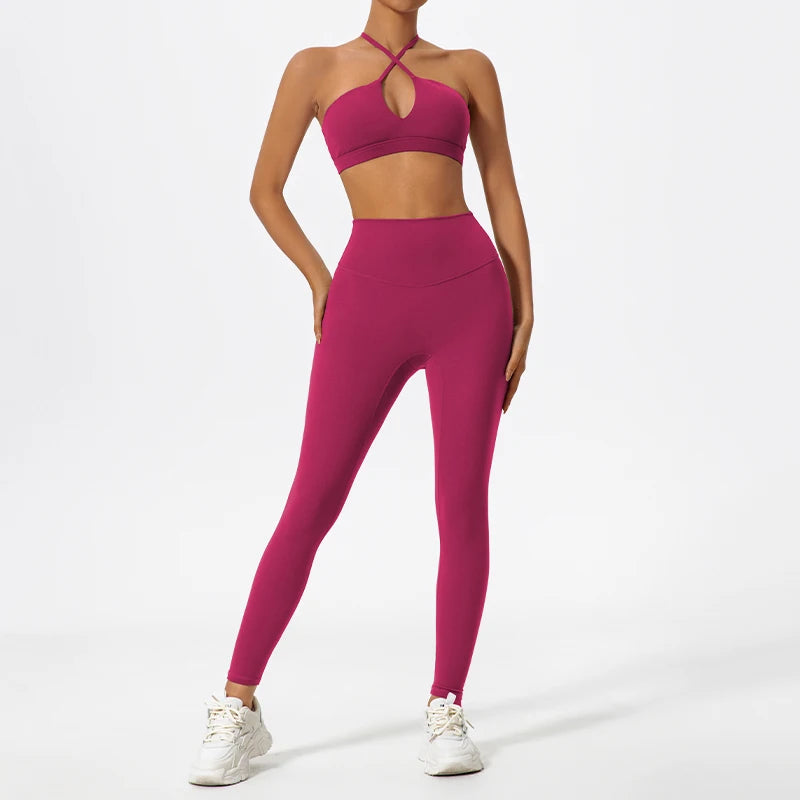 Crossover Yoga & Gym Outfit