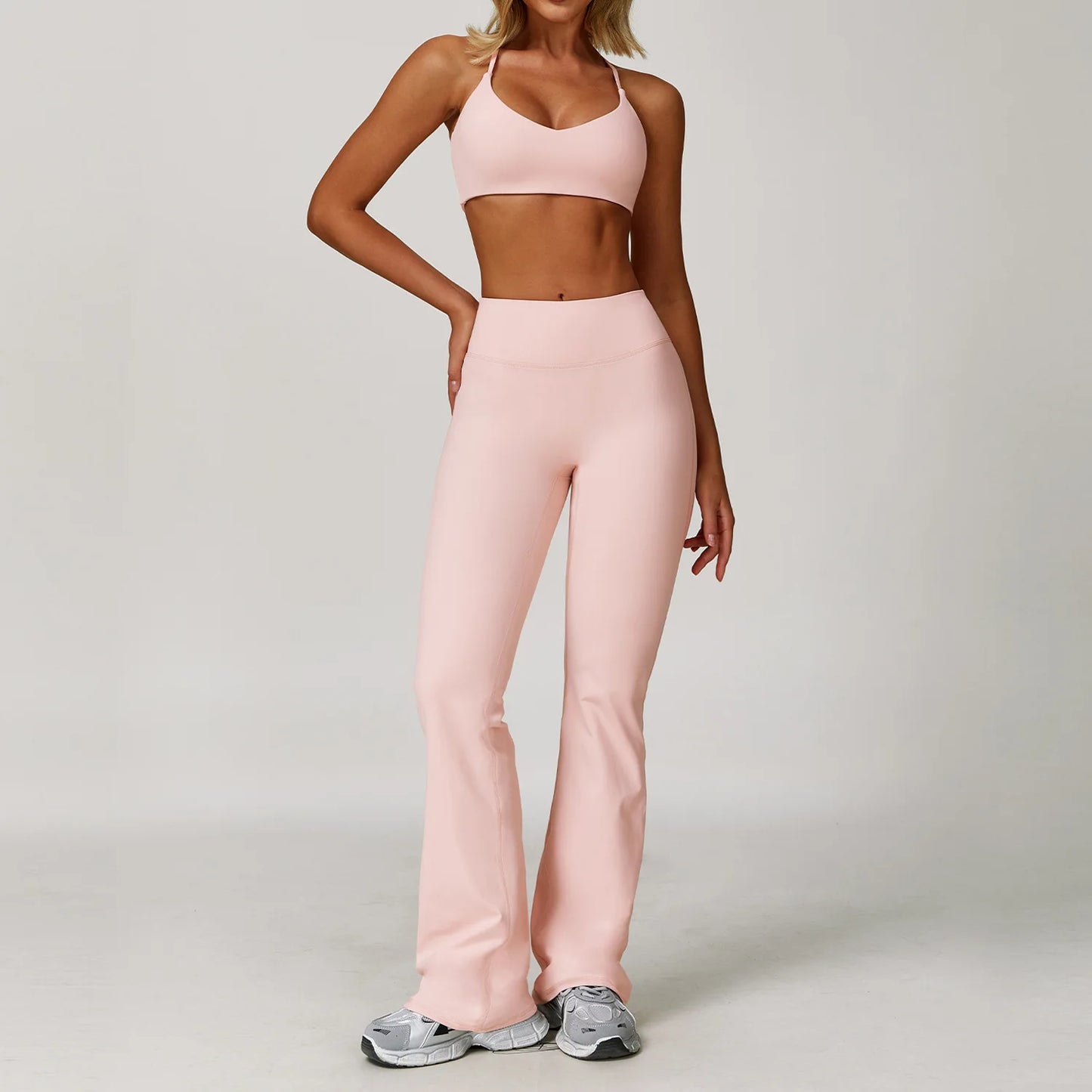 Athletic Sports Bra & Leggings Set