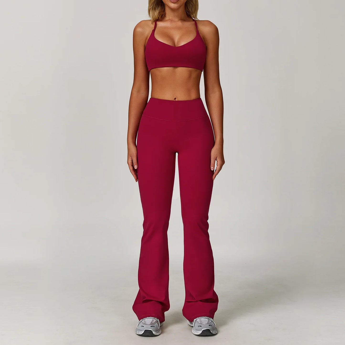 Athletic Sports Bra & Leggings Set