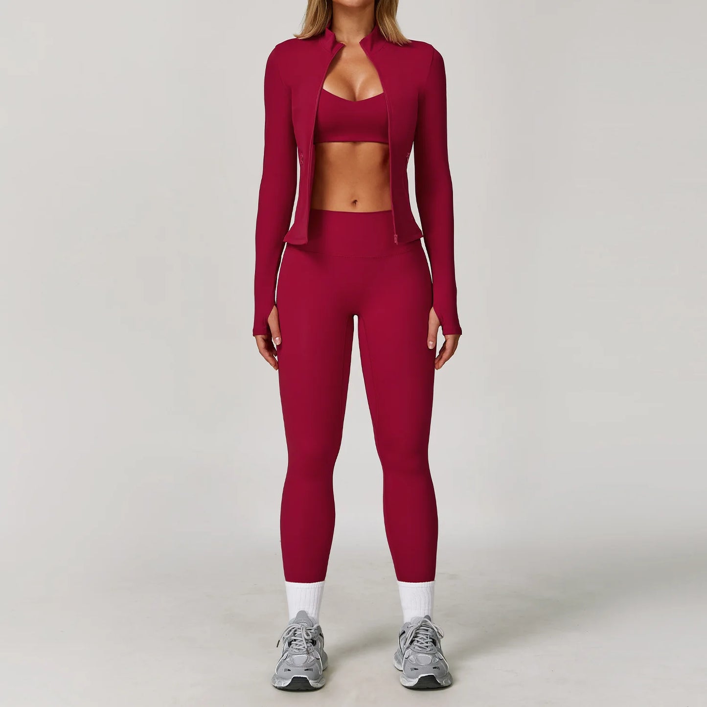 Athletic Sports Bra & Leggings Set