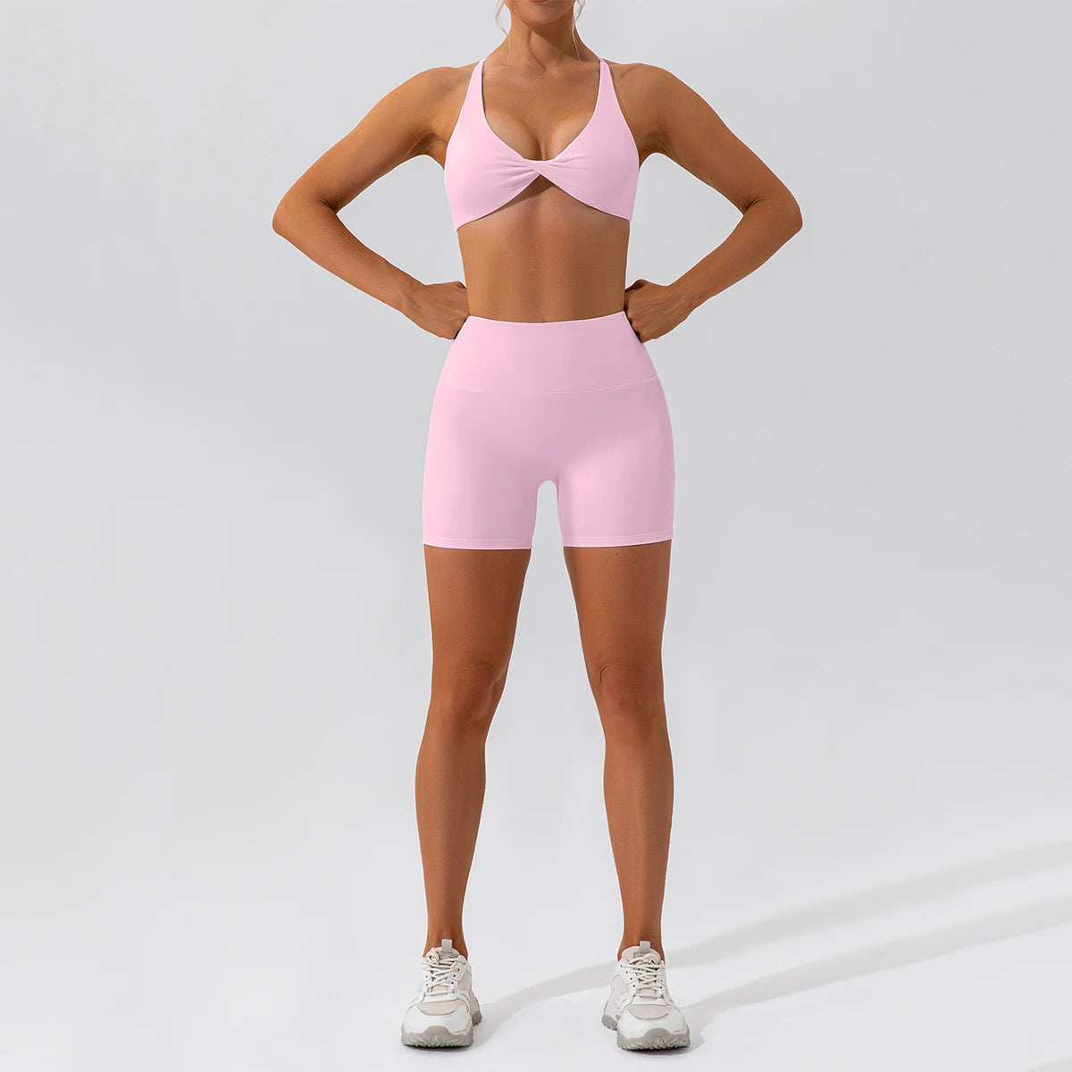 ong Sleeve Sports Bra & Top Set