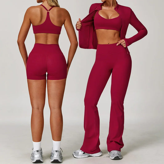 Athletic Sports Bra & Leggings Set