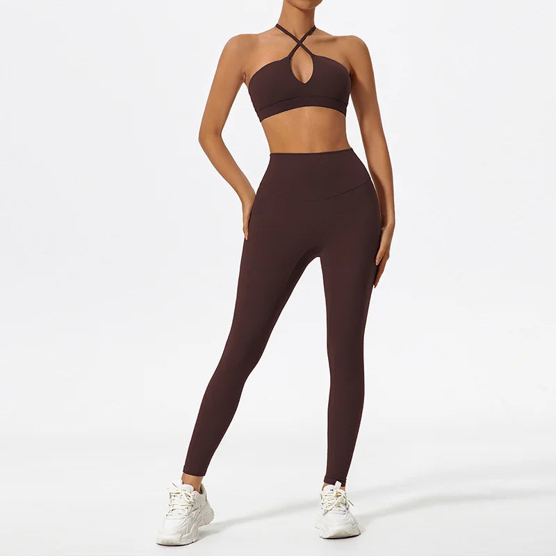 Crossover Yoga & Gym Outfit