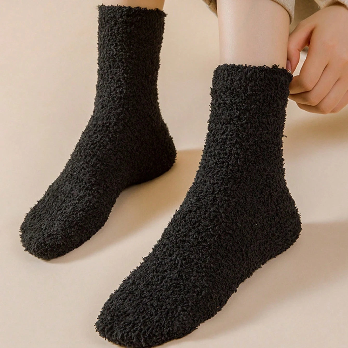 Fluffy Crew Socks