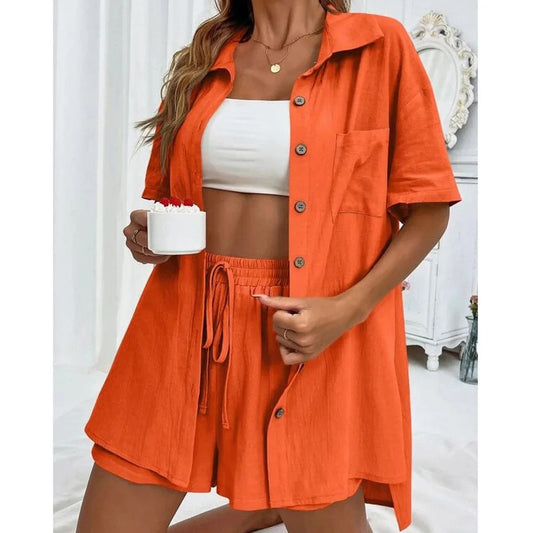 Chic Ladies Shorts & Top