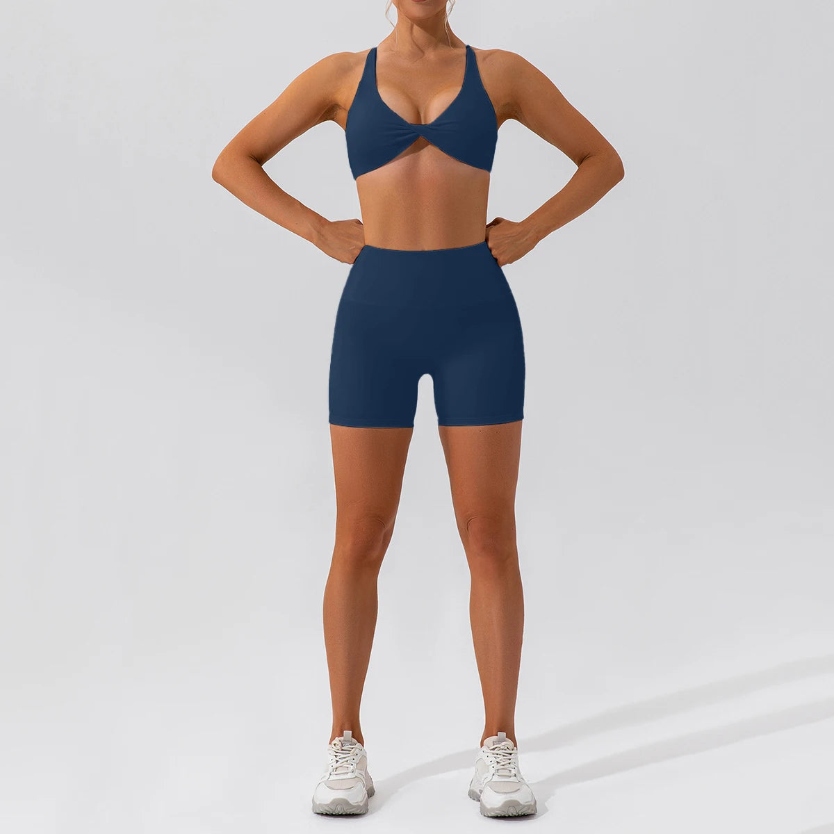 ong Sleeve Sports Bra & Top Set