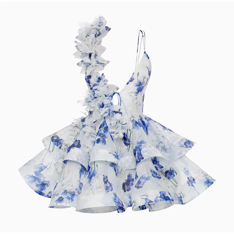 3D Flower Party Dress