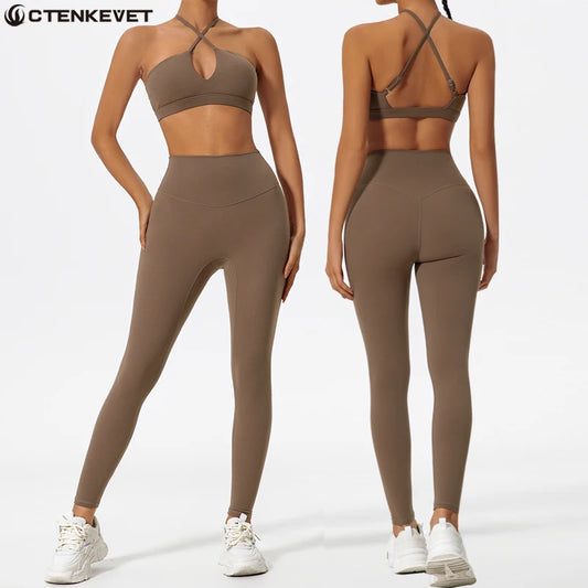 Crossover Yoga & Gym Outfit