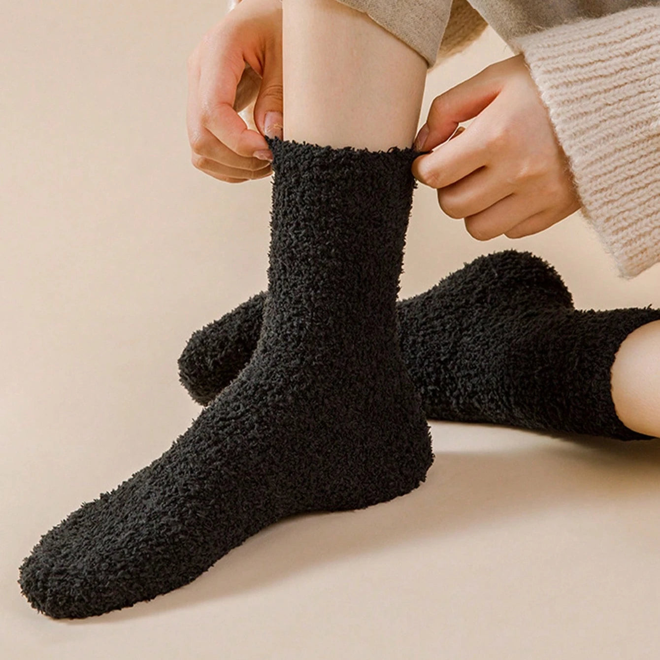 Fluffy Crew Socks