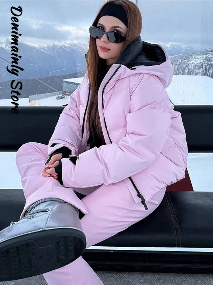 Hooded Ski Jacket & Pants