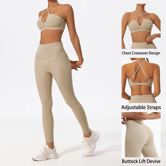 Crossover Yoga & Gym Outfit